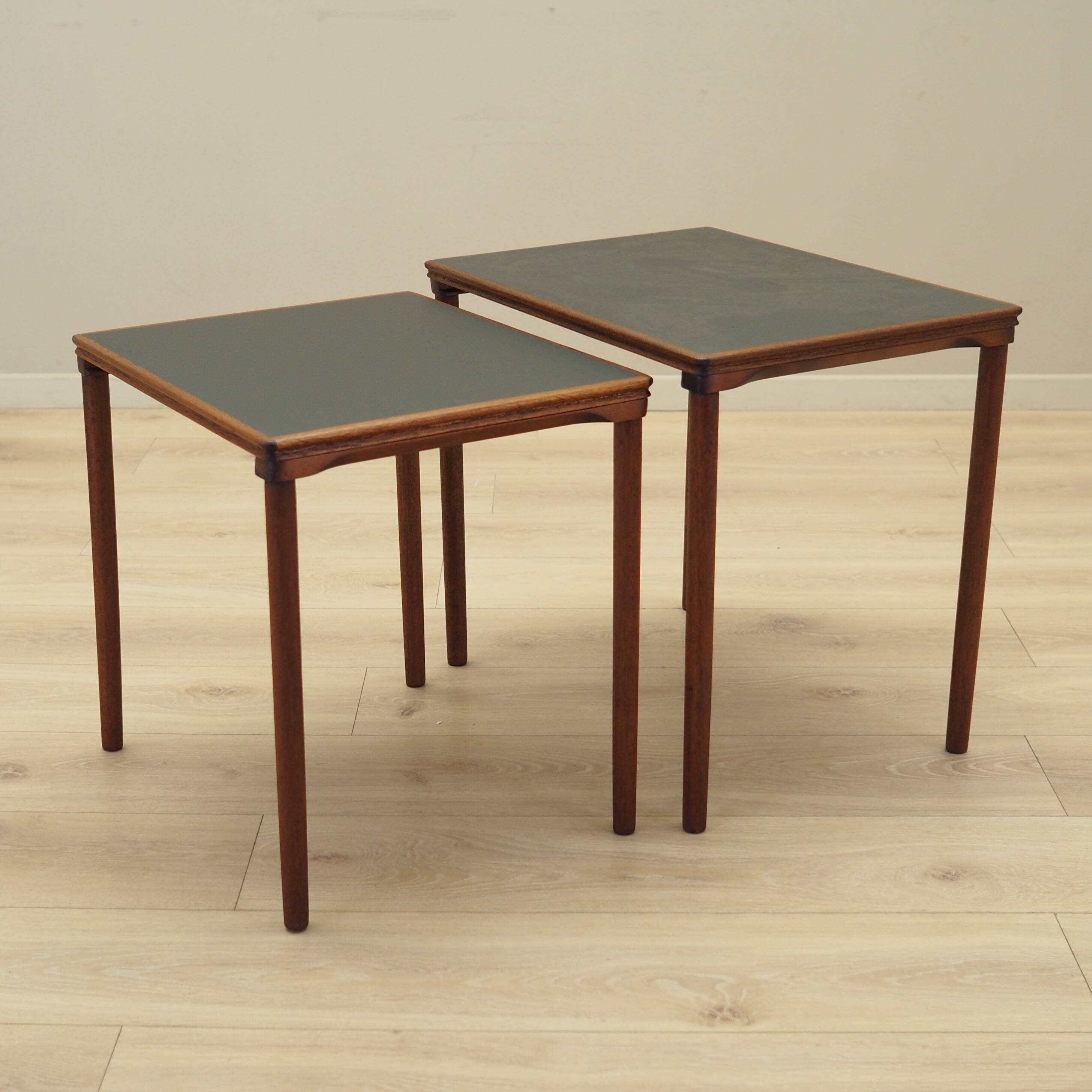 Nest of teak tables, Danish design, 1970s, production: Denmark