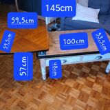 Wooden coffee table