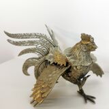 Pair of metal roosters
