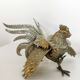 Pair of metal roosters