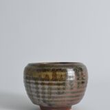 Midcentury-Modern Stoneware Bowl Dripping Motif in the Style of Margaret Rey