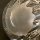 Empty crystal pocket in the shape of a shell