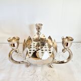 Silver-plated flower holder, vase, centrepiece.