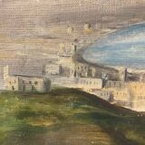Baie de Naples, tableau ancien