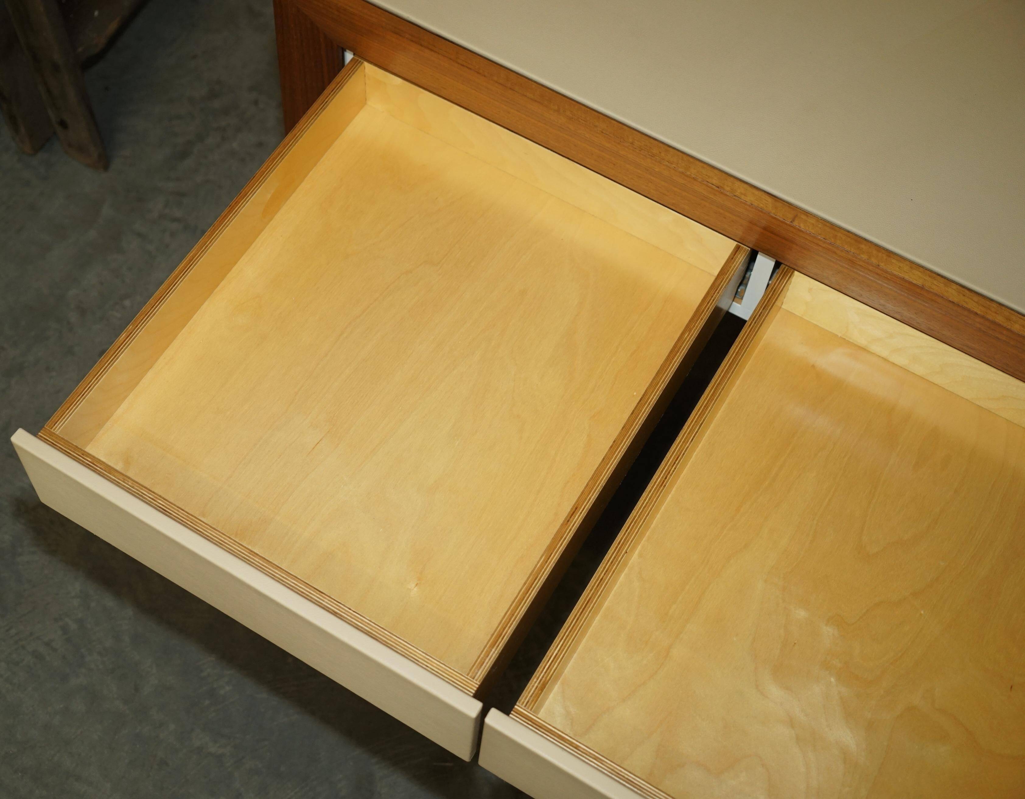 Handmade leather desk, original Rolex, Art Deco