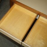 Handmade leather desk, original Rolex, Art Deco