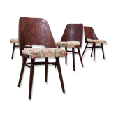 Suite de 4 chaises Ton 514 Oswald Haerdtl