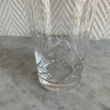 Set of three Saint Louis style orangeade glasses