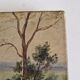 Antique 19th century oil on canvas painting signed Jean Dufau
