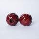 Pair of Red twisted candlesticks