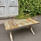 Table basse céramique Jean Gregorieff Roche Bobois 1970