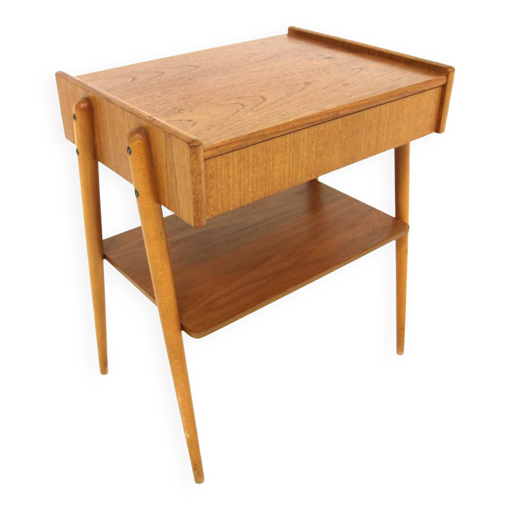 Teak bedside table, Carlström, Sweden, 1960