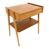 Teak bedside table, Carlström, Sweden, 1960