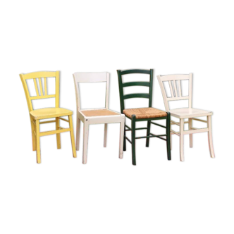 Lot de 4 chaises bistrot