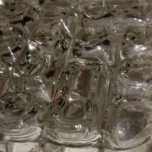 Applique ou Plafonnier Erco Verre 20 cm vintage Années 60/70