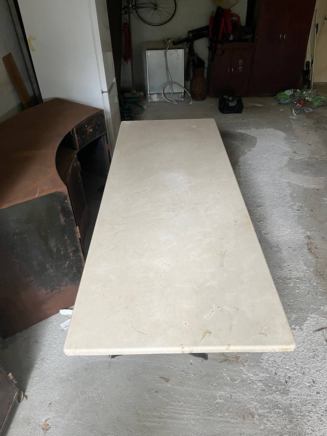Marble table