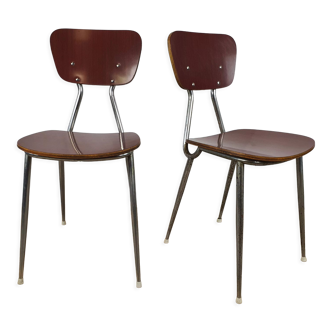 Pair of formica chairs from the 1950s/60s
