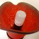 Glass paste tulip wall lamp