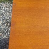 Vintage oak sideboard with splayed legs from the 1950s.