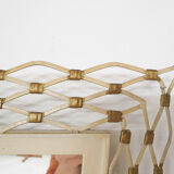 Vintage metal mirror, France 1950's