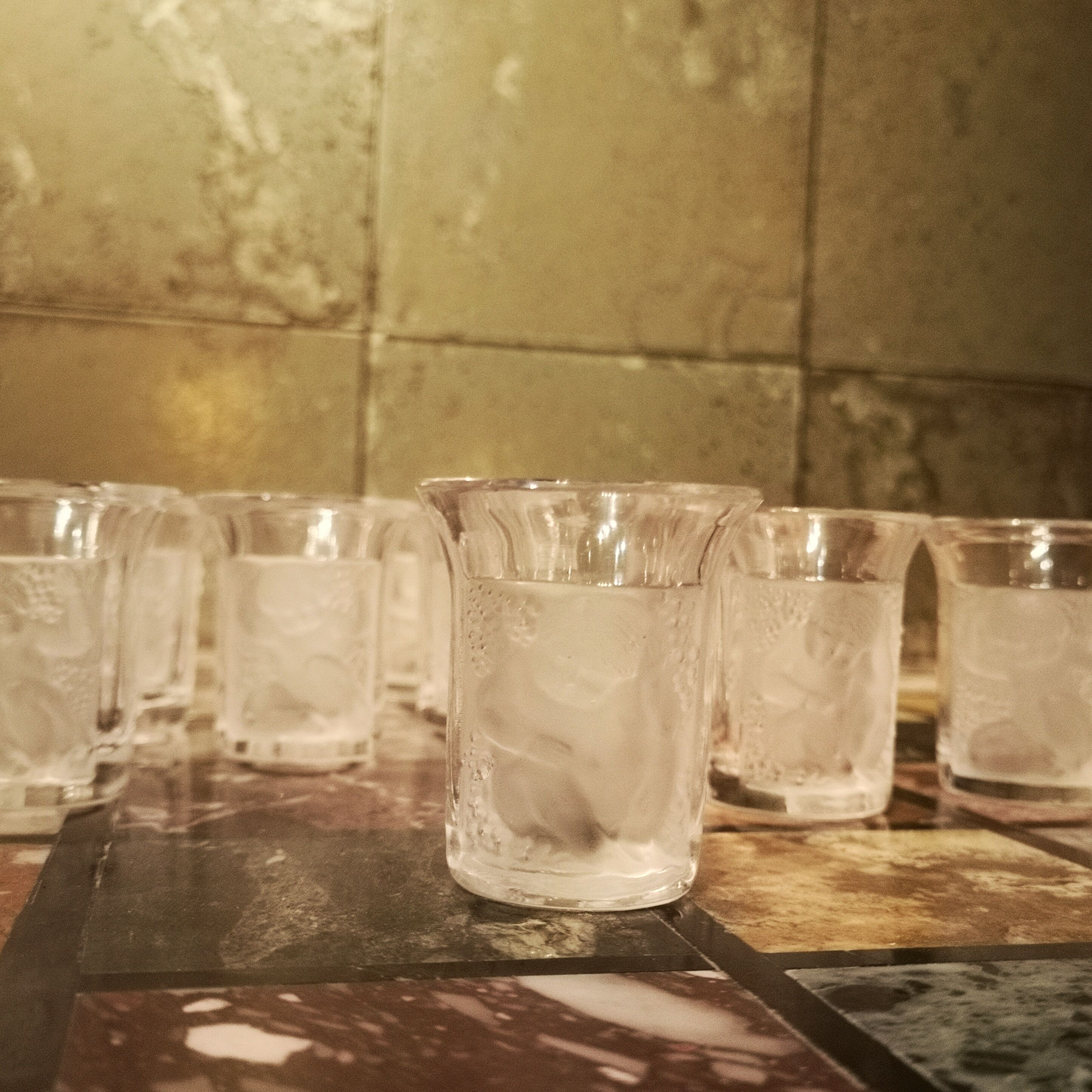 Lalique, Liqueur Glasses, «Children» collection