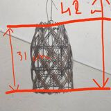Rattan pendant light