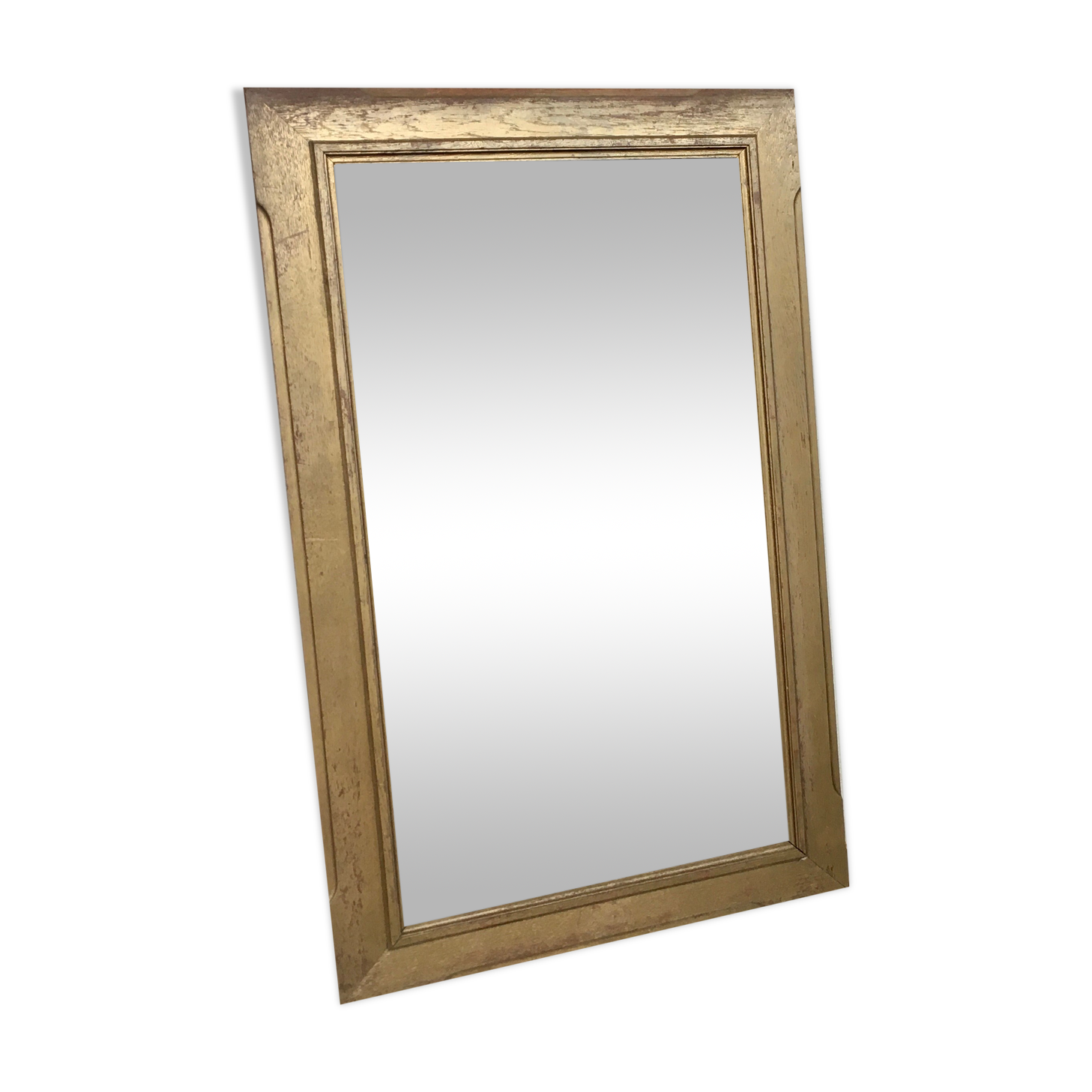 Vintage 1960 gilded wooden mirror