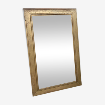 Vintage 1960 gilded wooden mirror