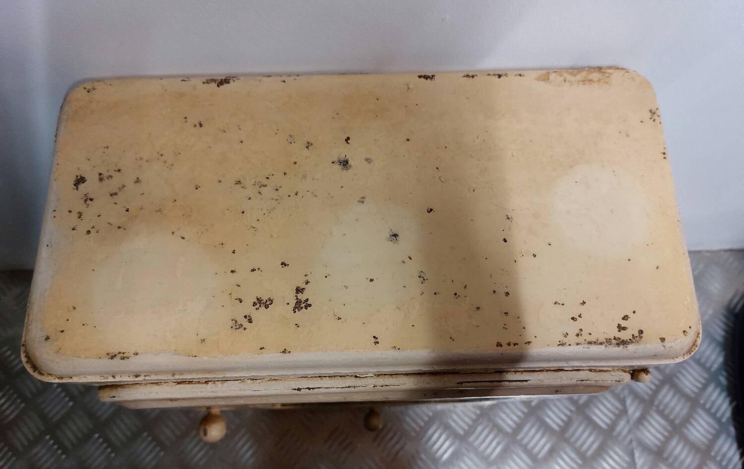 Old vintage mirror medicine cabinet