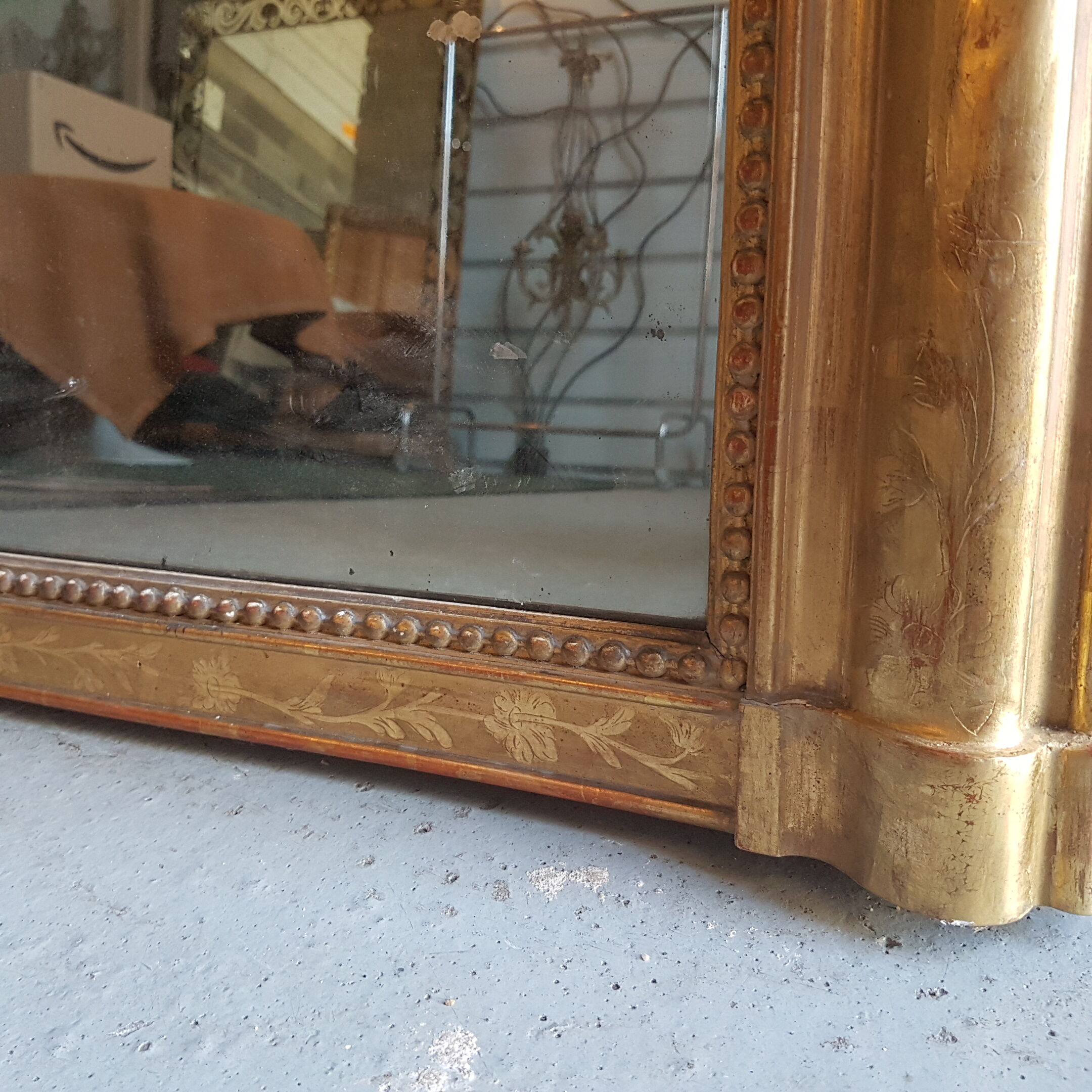 Louis Philippe golden mirror