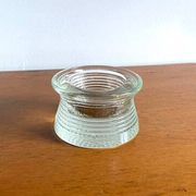 Vintage glass paperweight tray