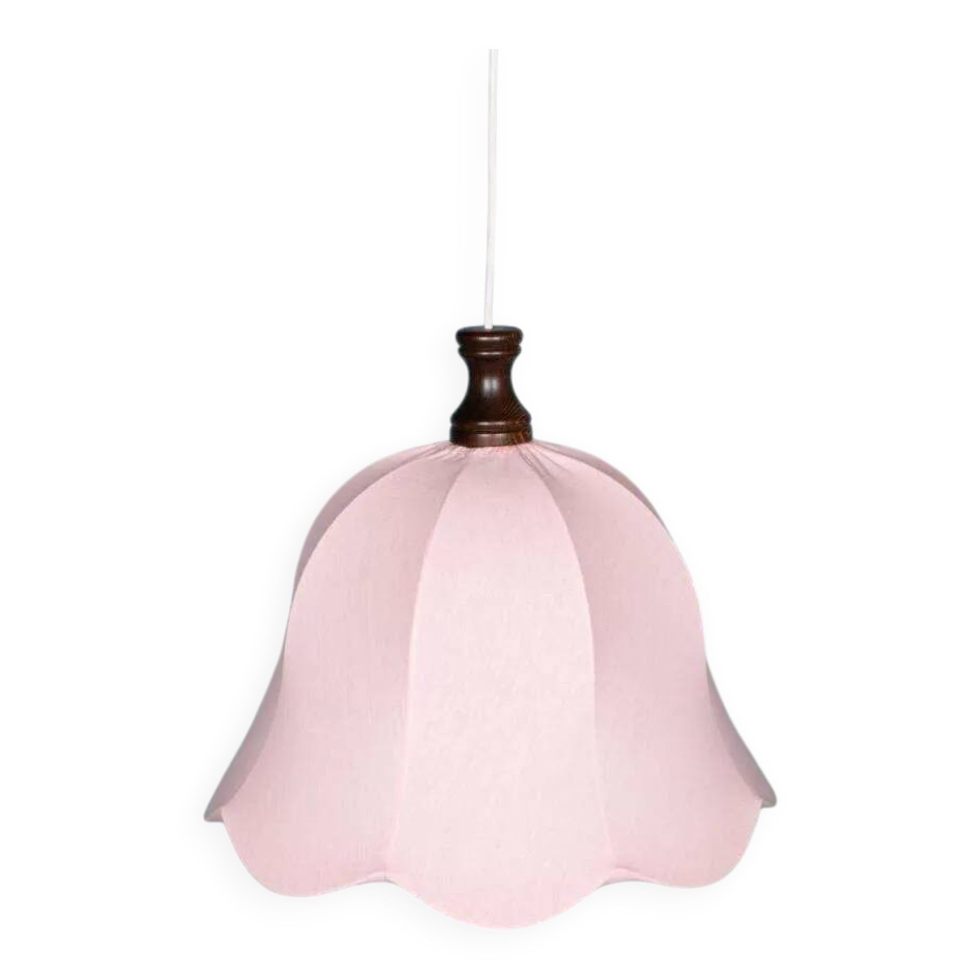 Vintage pink Scandinavian tulip pendant