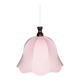 Suspension tulipe scandinave vintage rose
