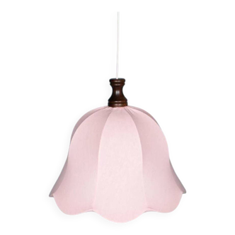 Vintage pink Scandinavian tulip pendant