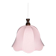 Suspension tulipe scandinave vintage rose
