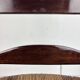 Brutalist wood turned bobbin low rush chair n the style of Charles Dudouyt