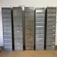 Set of 5 metal cabinet with industrial valves