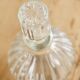 Carafe à liqueur vintage en verre strié