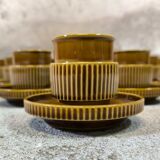 Set of ten vintage Tognana cups, Italy.