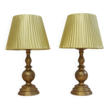 Ensemble de deux lampes de chevet, design danois, années 1970, production : Danemark