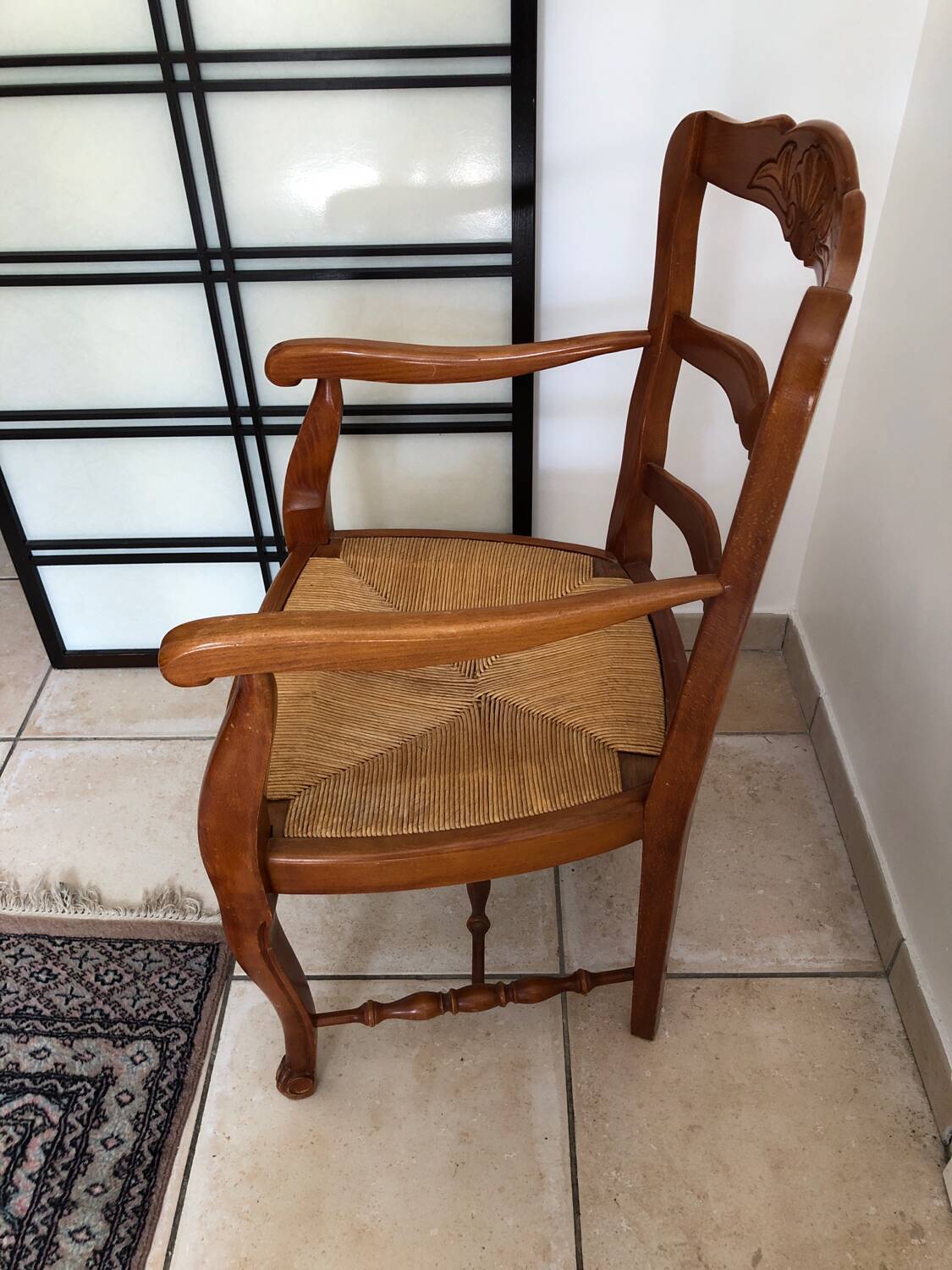 Fauteuil provençal ancien