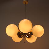 Space Age Chandelier Sputnik by Elektroinstala Decin, 1970s