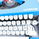 Revised Blue Olympia Dactymetal typewriter