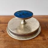 Silver-plated fruit bowl