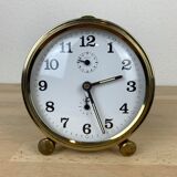 Clock alarm clock Jaz gold metal
