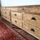 Meuble de métier comptoir en bois