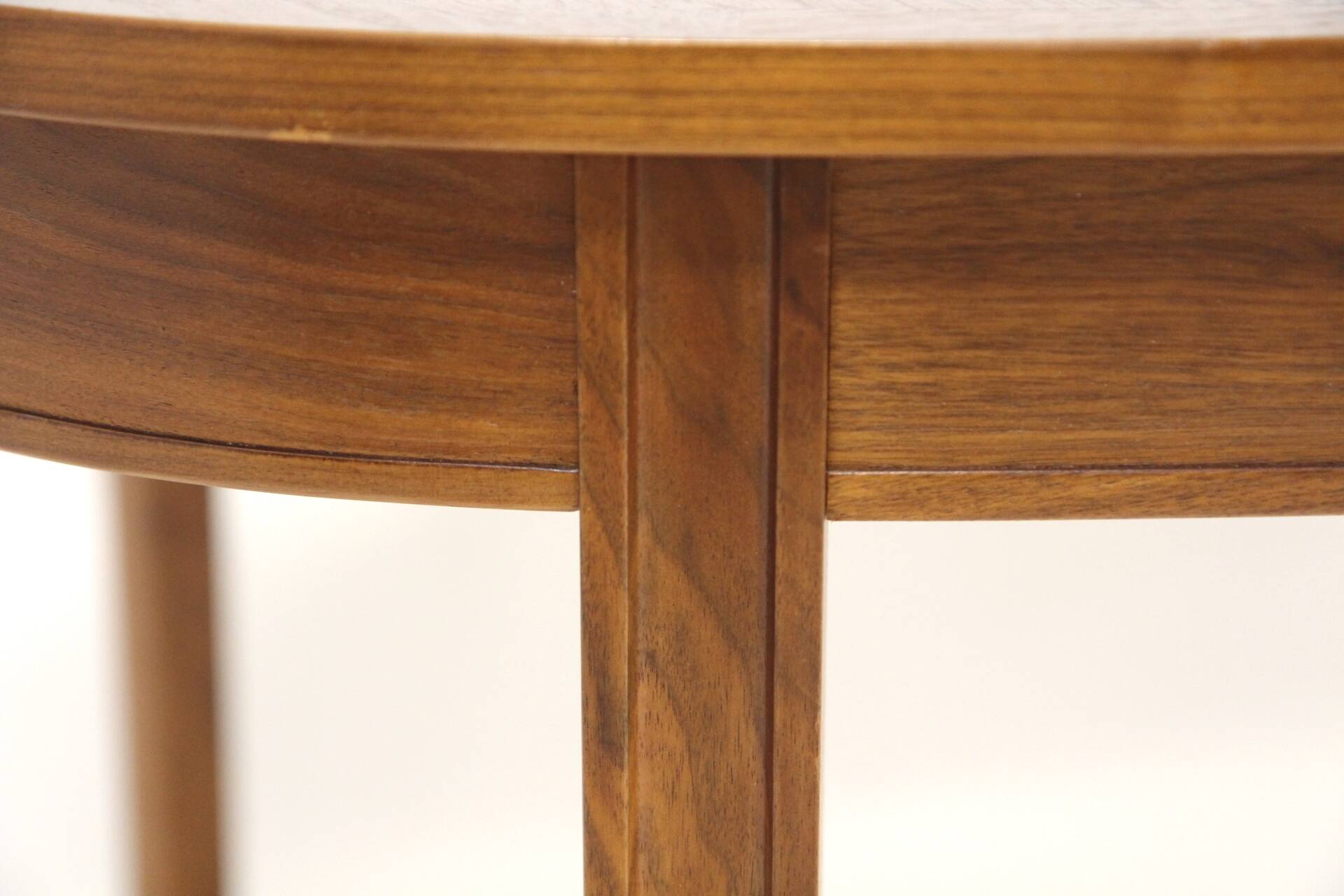 Scandinavian walnut dining table, Sweden, 1960s