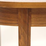 Scandinavian walnut dining table, Sweden, 1960s