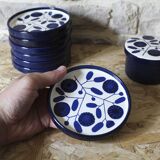 Set of 7 small plates and a pot Melitta Stockholm