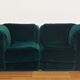 Fauteuils en Chenille de Seven Salotti, 1970s, Set de 5